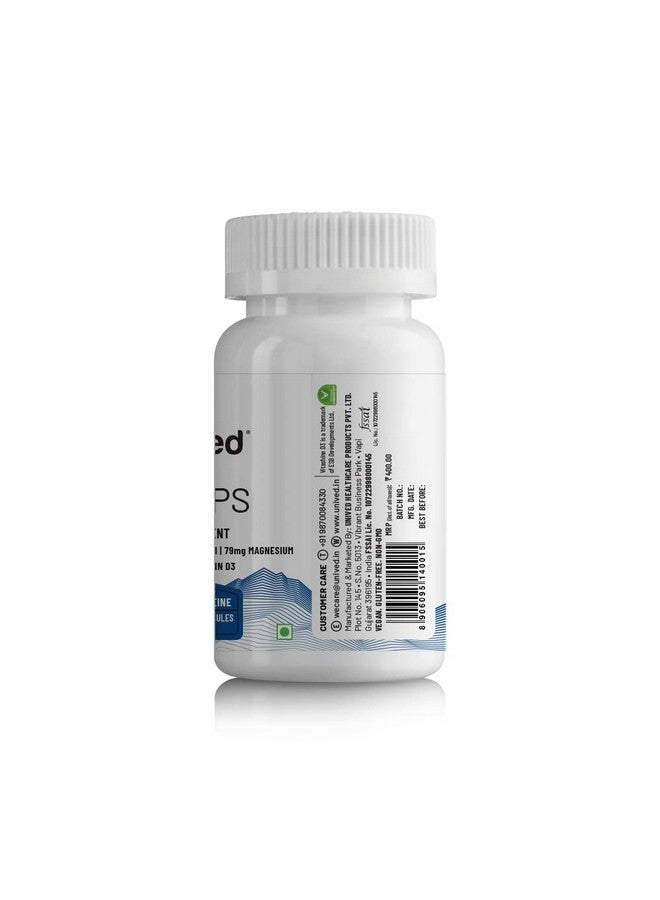 Unived Caffeinated Electrolyte Salt Caps Electrolyte Replacement With Caffeine, 30 Caps - Image 4