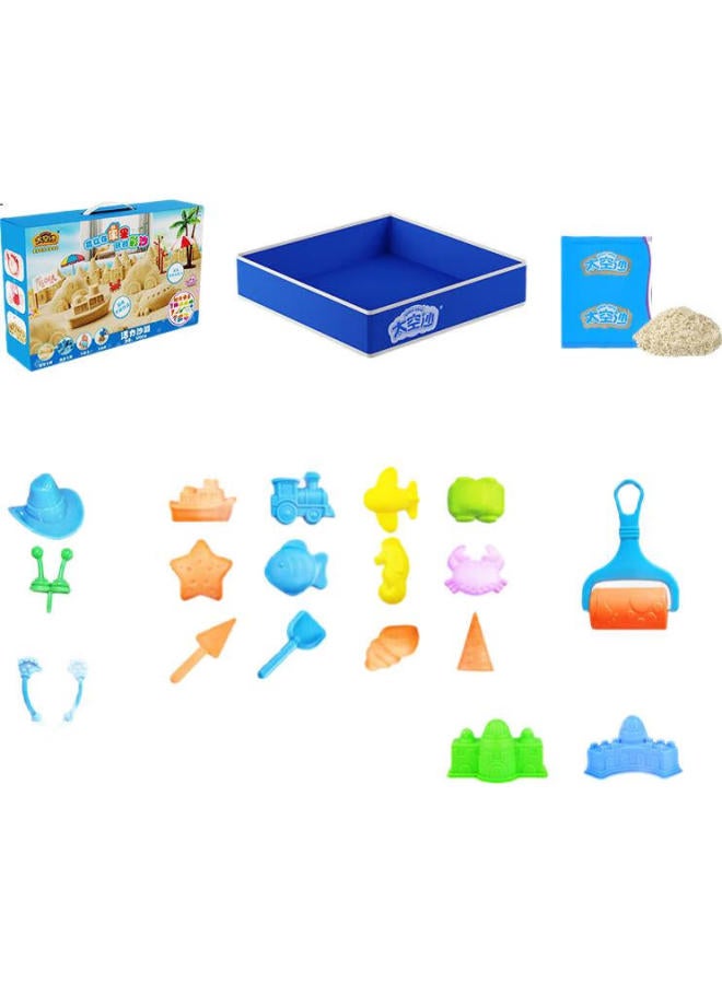 Space Sand Safe Non-Toxic Toy Sand, Energetic Castle Sand Color, 2.4 Jin Gift Box, Children'S Day Gift - Image 1