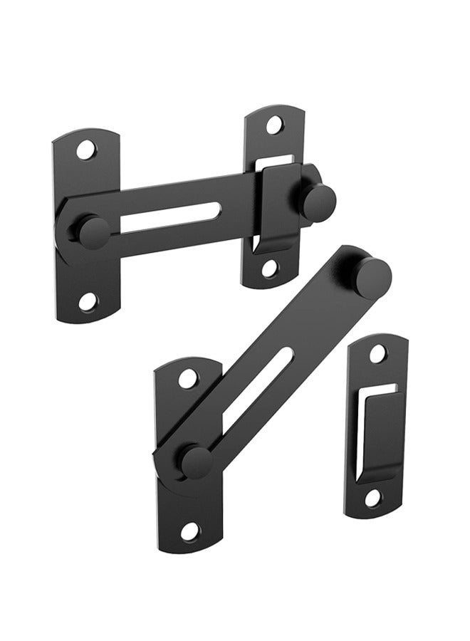 2 PCS Safe barn Door Locks and latches for Barn Door, Pet Door, Bathroom, Outdoor, Garage, Window, Sliding Door - Image 1