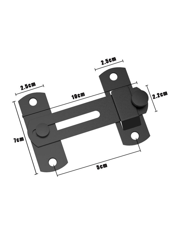 2 PCS Safe barn Door Locks and latches for Barn Door, Pet Door, Bathroom, Outdoor, Garage, Window, Sliding Door - Image 2