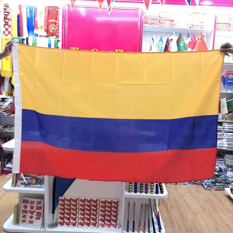 Colombian Flag Decorative Banner 90x150cm Outdoor Yard Flag with Grommets for Patio and Party - Image 5
