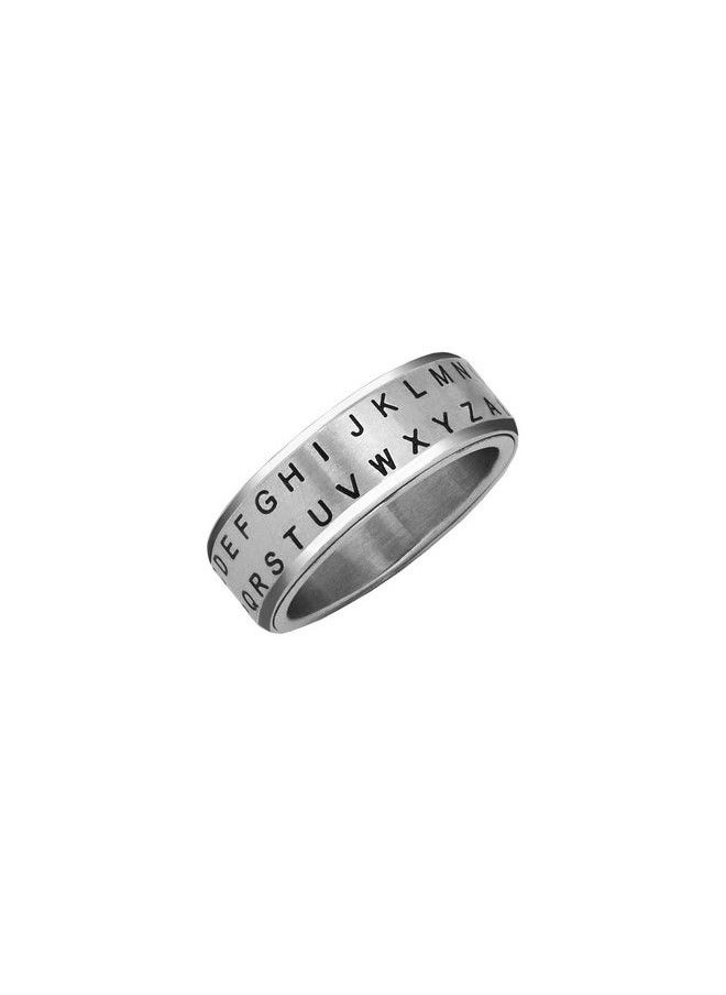 Retroworks - Secret Decoder Ring: Alphabet Shift Silver Size 06 - Image 1
