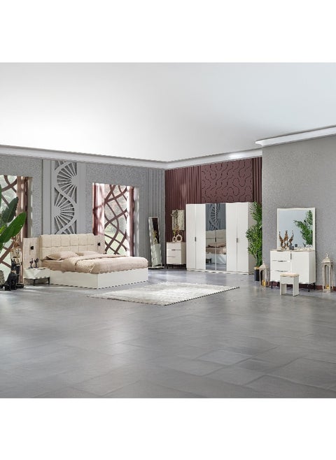 Soho 6-Piece King Bedroom Set - 180x200 cm