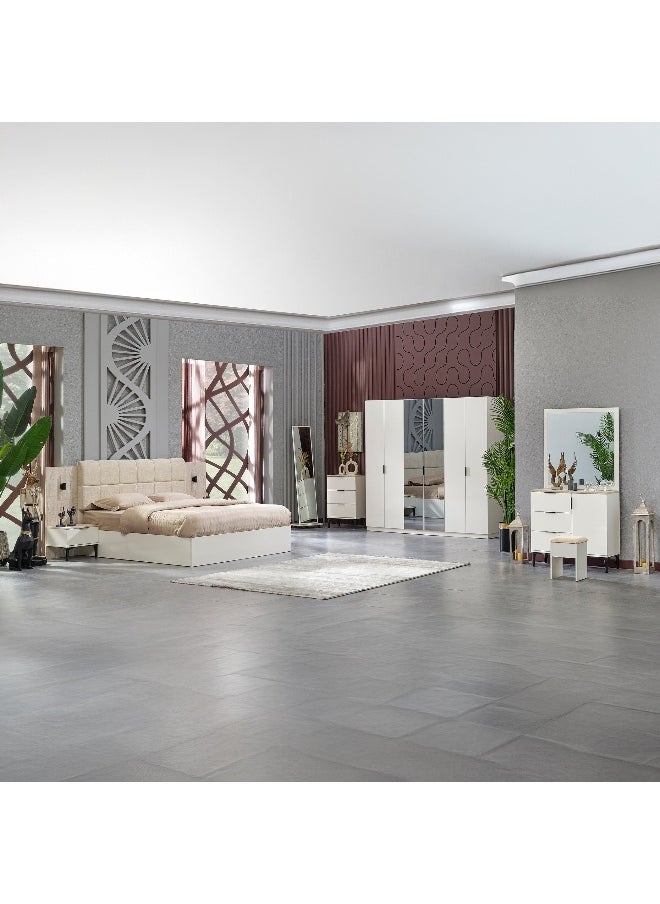 Soho 6-Piece King Bedroom Set - 180x200 cm