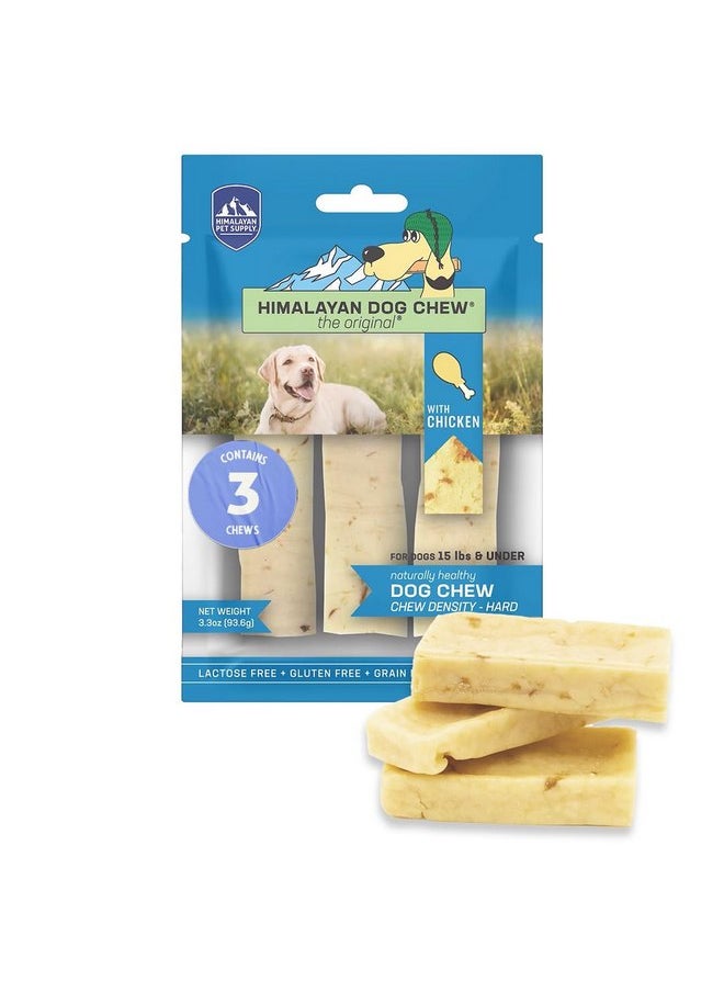 Himalayan Dog Chew Original Yak Cheese Dog Chew, Chicken, 3 Small Sticks, 1.1 oz, Gluten Free, Healthy Dog Treats, Grain & Lactose Free 100% Natural, Long Lasting Dog Chews for Dogs Under 15 lbs - pzsku/ZABDAD4AA6694FCD6E8DFZ/45/_/1737032039/fc4a59cb-8944-4ae9-aa90-b5d907c93314