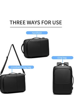 Skycare Skycare Business Travel Waterproof Backpack, Multi-functional Large Capacity Expandable Computer Bag for Handheld or Shoulder Carry  - Image 5