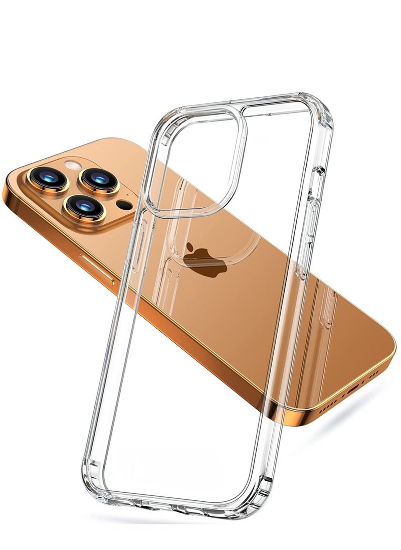 Raxoom Crystal Clear Designed for iPhone 14 Pro Max Case, Upgraded [Anti-Yellowing] [Drop Protection] Shockproof Protective Phone Case, Slim Thin Cover Case for iPhone 14 Pro Max 6.7“ 2022, Clear - Image 1