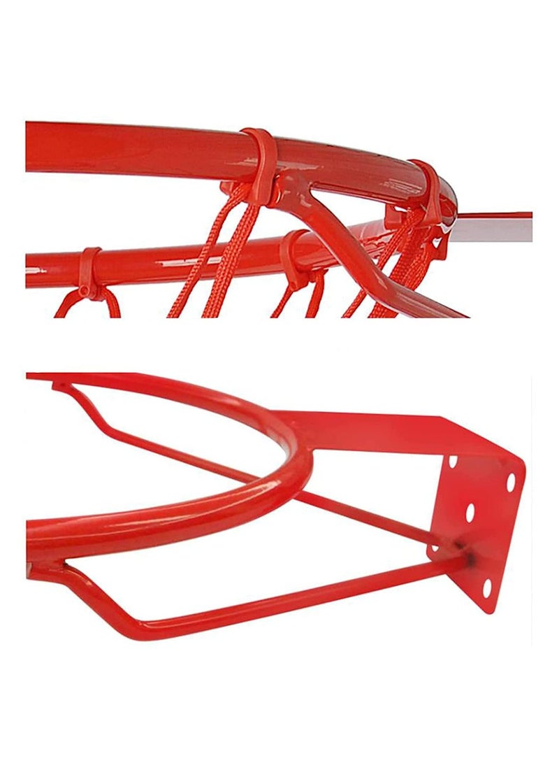 ULTIMAX Wall-mounted Basket Ball Hoop Hanging Net Ring Basketball Rim Goal Hoop Indoor Outdoor Hanging-45cm - Image 5