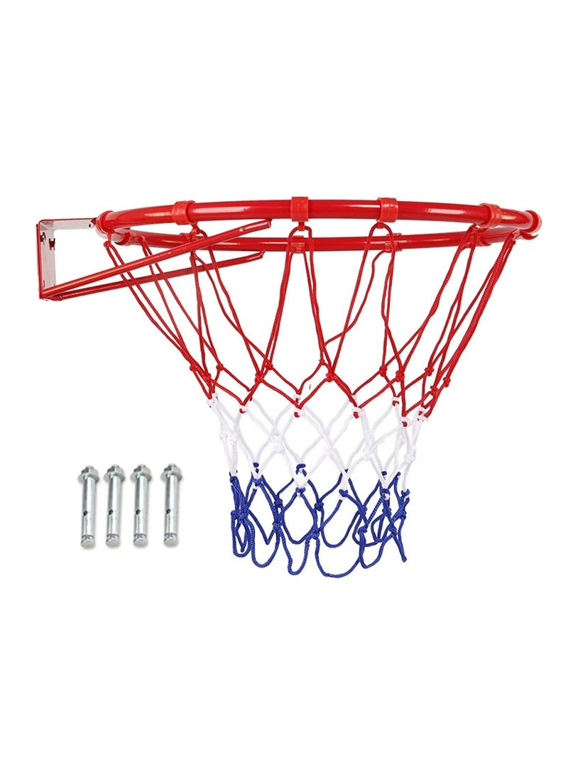 ULTIMAX Wall-mounted Basket Ball Hoop Hanging Net Ring Basketball Rim Goal Hoop Indoor Outdoor Hanging-45cm - Image 1