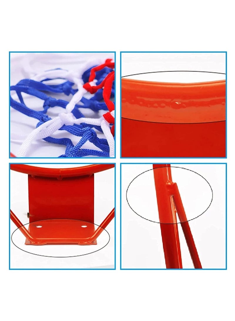 ULTIMAX Wall-mounted Basket Ball Hoop Hanging Net Ring Basketball Rim Goal Hoop Indoor Outdoor Hanging-45cm - Image 2