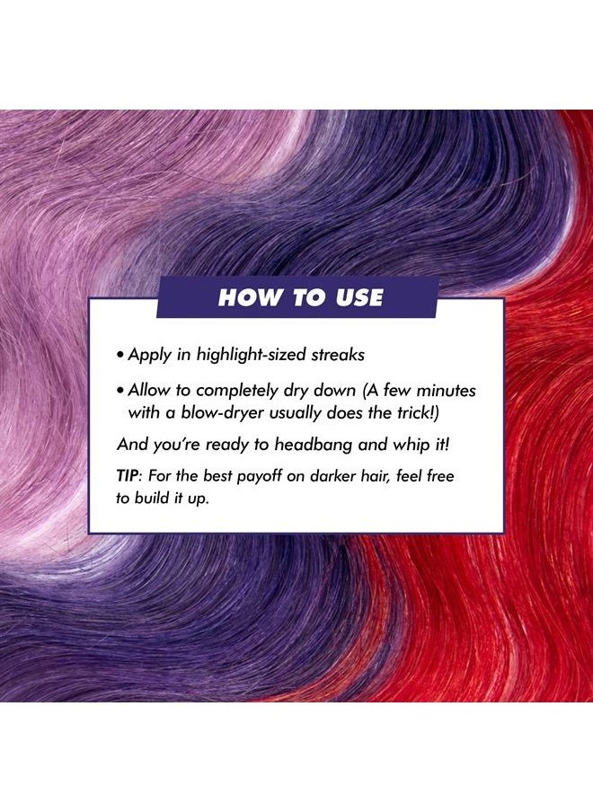 Lime Crime Temporary Hair Color, Midnight Sky - Damage-Free Semi-Permanent Hair Color Conditions & Moisturizes - Temporary Hair Tint Kit Has A Sugary Citrus Vanilla Scent - Vegan & Cruelty-Free  - Image 3