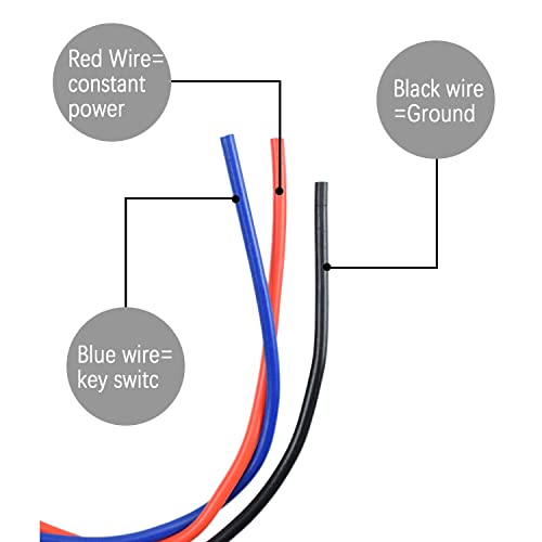 VKVXCLON Pulse Power Plug Pigtail Connector Compatible with Polaris 2018 2019 2020 2021 2022 2023 2024 Ranger XP 1000/ RZR/Pro RS1 General Pulse Bus Bar Harness Pigtail Connector (6Pcs Black Red Blue) - Image 3