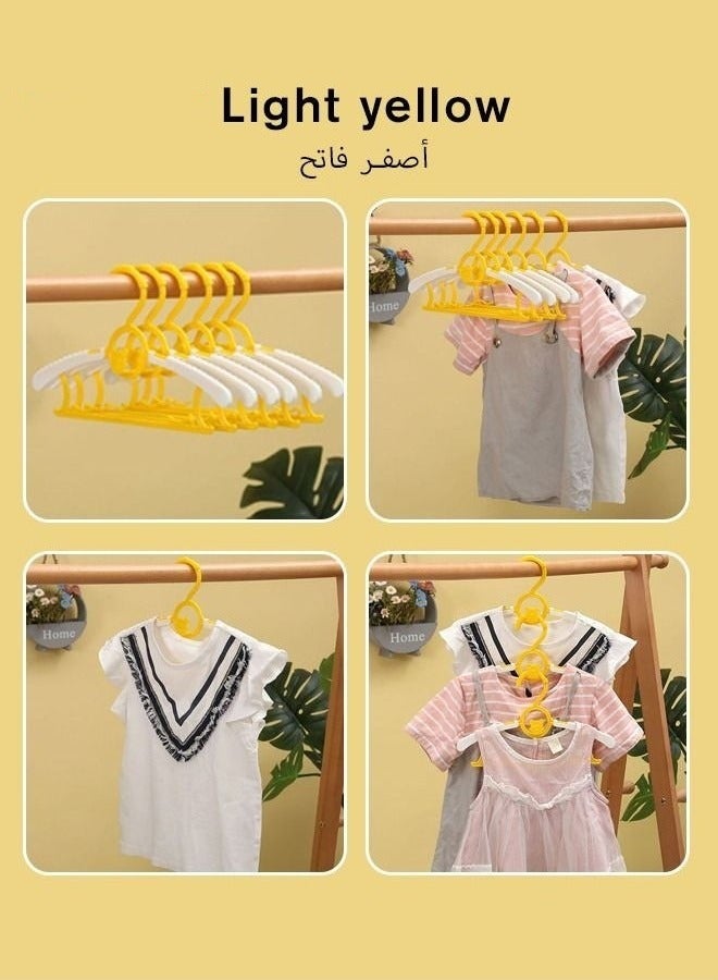 MIXDE Baby 30PCS Nursery Closet Hangers 28-36cm PP Adjustable Infant Cloth Pant Coat Hanger for Newborn Girl and Boy Toddlers Kids - Image 3