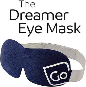Go Travel The Dreamer Luxury Eye Mask Dark Blue and Earplug Set Ref 733101 - Image 2