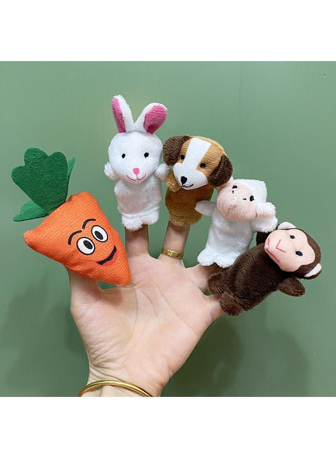 Bluejw 2025 New Bunny Pulling Radish Plush Toy Finger Doll Yiwu Doll Muppet Dog - Image 1