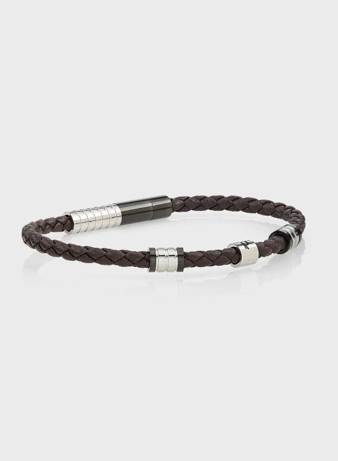 POLICE Twisty Braided Bracelet