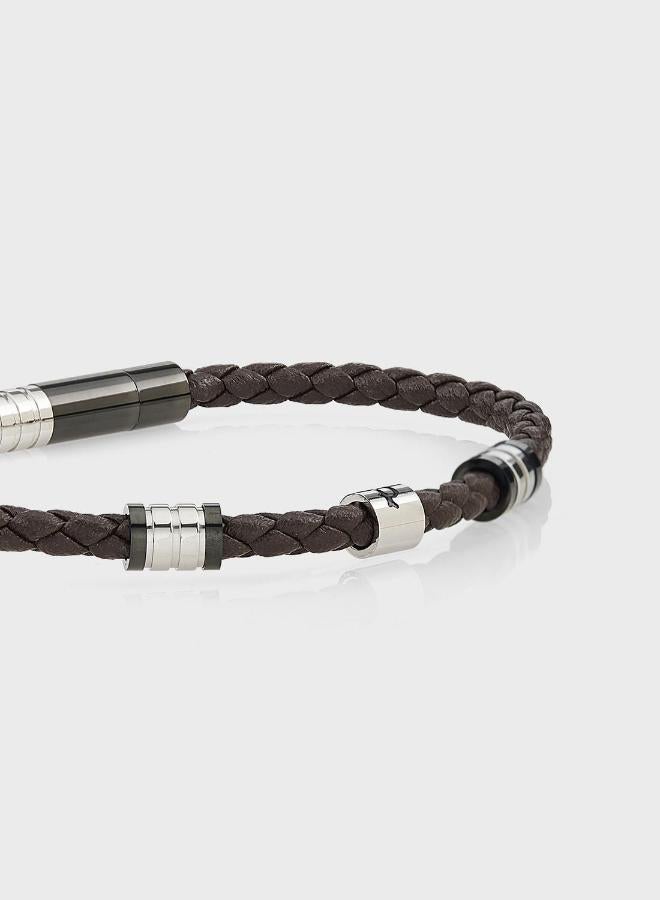 POLICE Twisty Braided Bracelet - Image 3