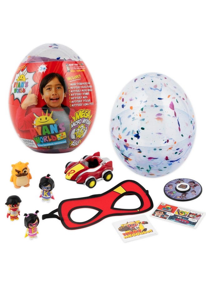 Ryan's World RYAN'S WORLD The Movie Mega Microverse Egg, Discover 8 Exciting Mystery Toys Inside, Official Toys for Boys & Girls 3+, Exclusive Blind Box Figures, 8Pcs - Image 2