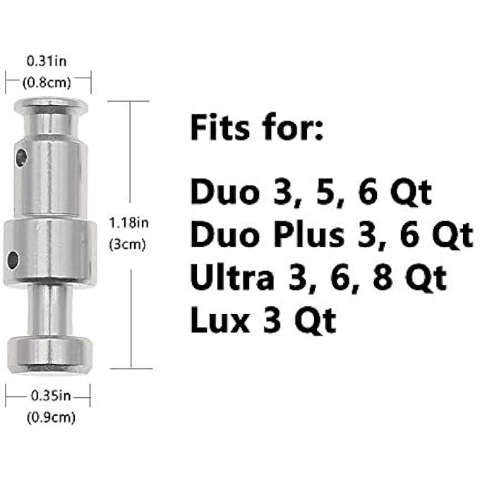 Longan Craft Float Valve Seal For Instant Pot Replacement Parts With 6 Sealer Gasket Fits Duo 3 5 6 Qt Duo Plus 3 6 Qt Ultra 3 6 8 Qt Lux 3 Qt - Image 5
