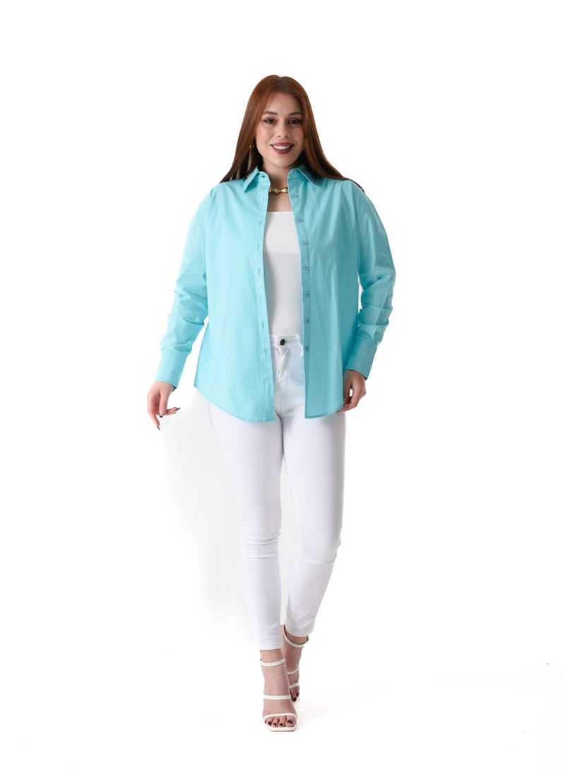Roo Fashion Roo Oversize Cotton Shirt - Image 1