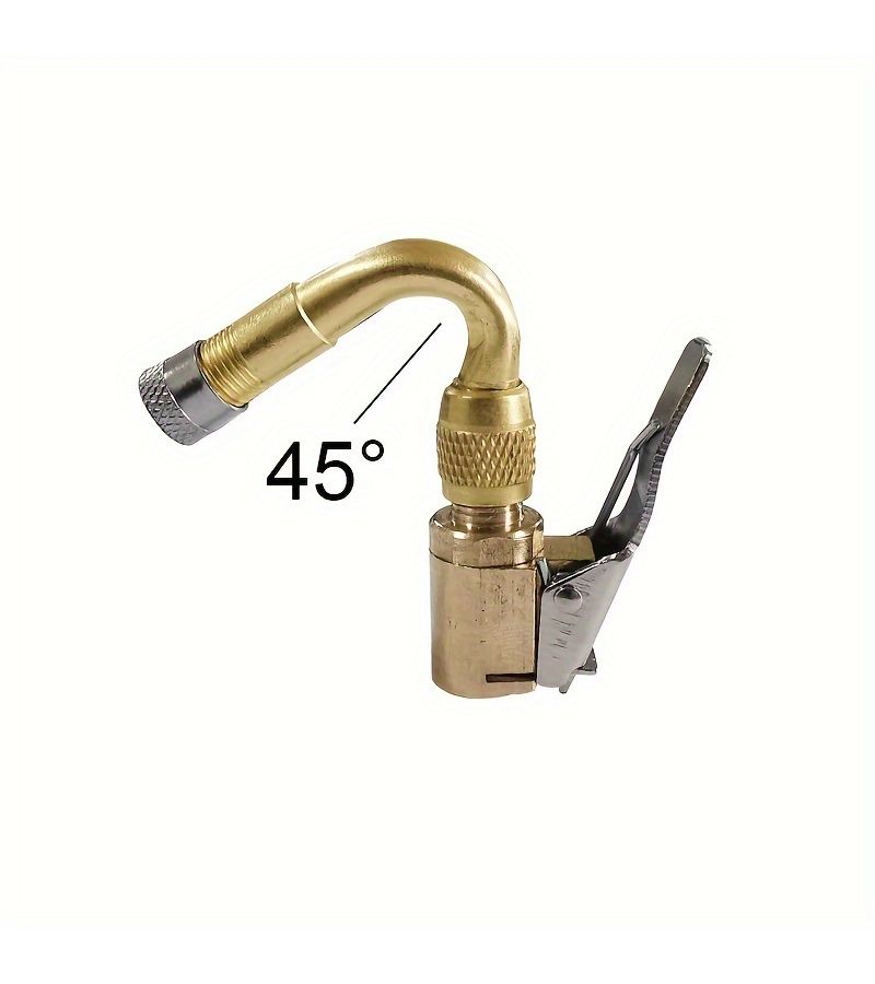 45 Degree Bend Valve Core Nozzle Set For Bike Car Tire Inflation - Image 4