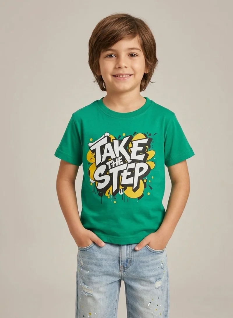 بيبي كلو Boys Take The Step Printed T-Shirt