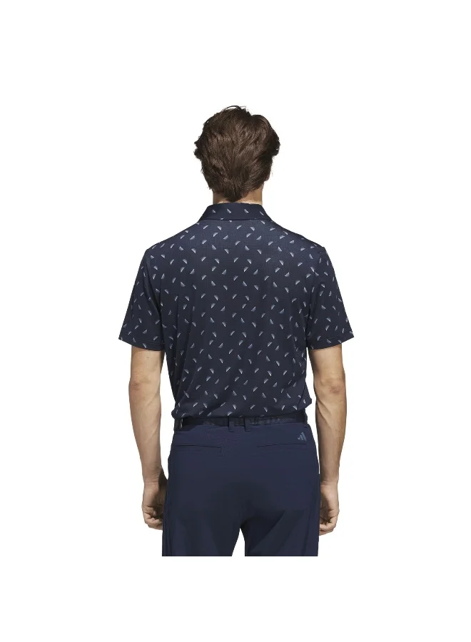 Adidas ultimate365 printed mesh men polo t-shirt
