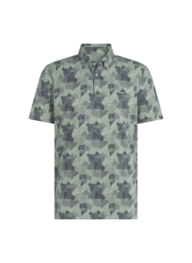 اديداس adidas go-to printed men polo t-shirt
