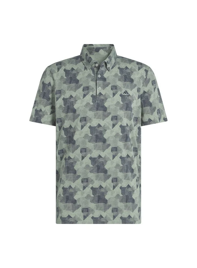 Adidas go-to printed men polo t-shirt