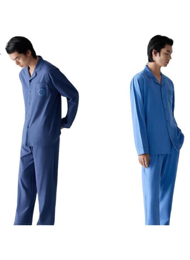 HLA Hailan Home 【Chen Zheyuan Same Style】 Men'S And Women'S 25 New Pure Cotton 7A Antibacterial Long Sleeve Long Pants Home Wear Set - Image 2