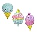 DYT 6PCS Large Ice Cream Mylar Balloons for Summer Hawaii Luau Birthday Baby Shower Party Decorations - Image 4