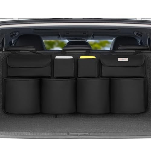 SURDOCA Car Trunk Organizer LARGE CAPACITY43 x 19 in Car Storage Bag with 8 Pockets 7X Upgraded Trunk Storage Organizer for Car SUV Truck MPV - Image 1
