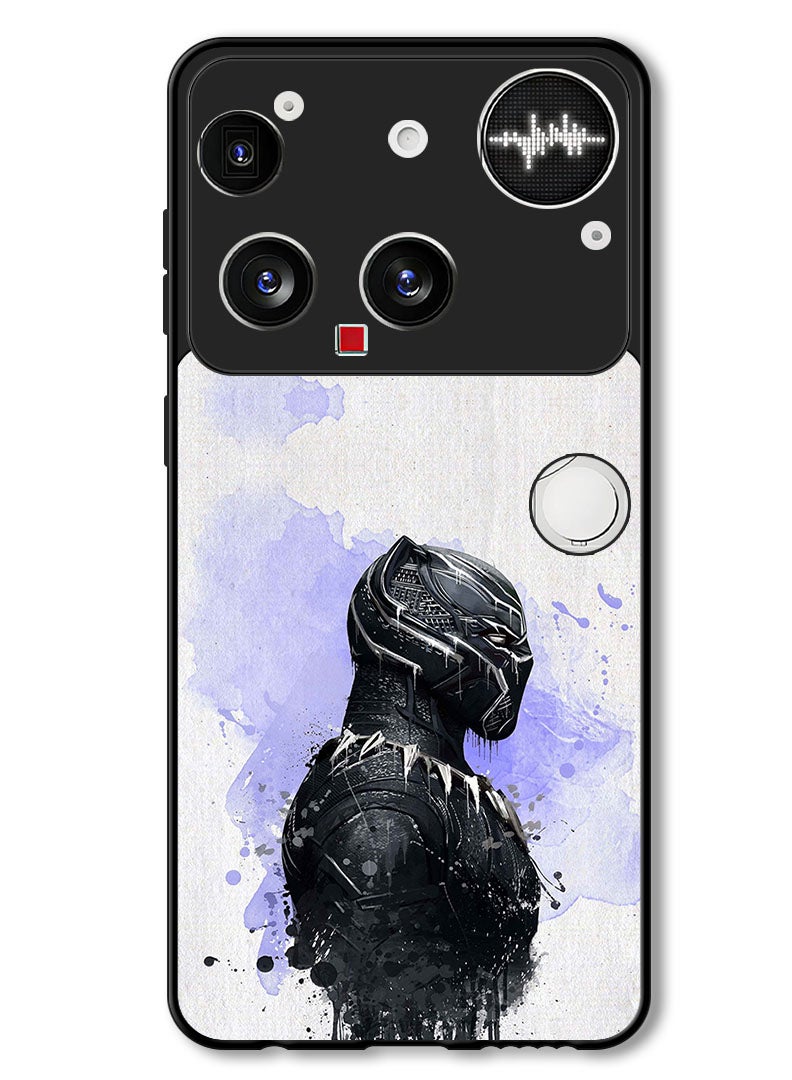 Theodor Case Compatible with Nothing Phone (3) 6.67 Inch Protection Shockproof Bumper Cover Black Panther - Image 1