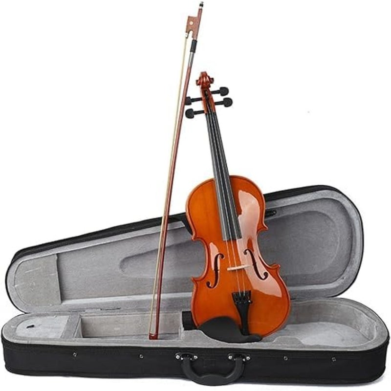 4/4 Equaliser Violin, Full Size Maple EQ Beginner Violins Kit, Violin Outfit Set With Piano Case - Image 1