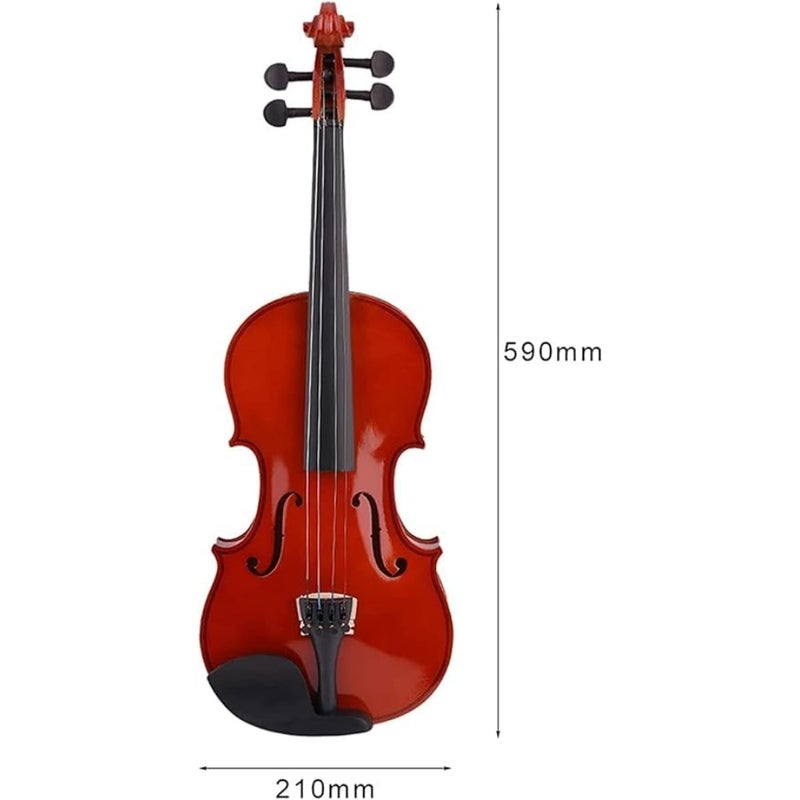 4/4 Equaliser Violin, Full Size Maple EQ Beginner Violins Kit, Violin Outfit Set With Piano Case - Image 3