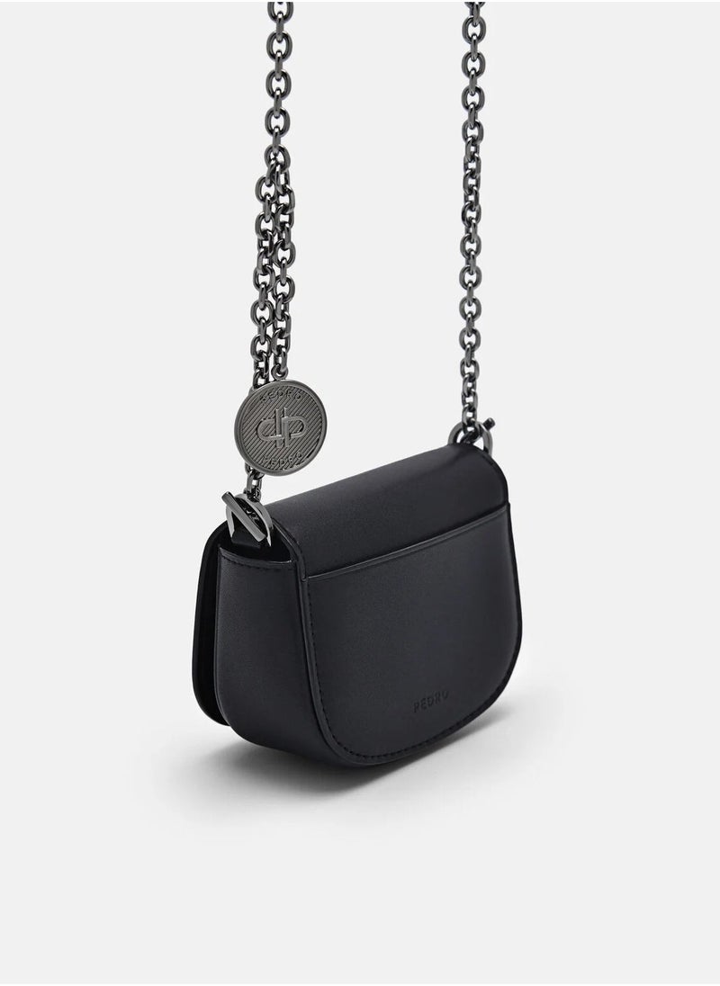 Pedro - Pedro Icon Leather Micro Sling Pouch Crossbody Shoulder Bag - Image 1