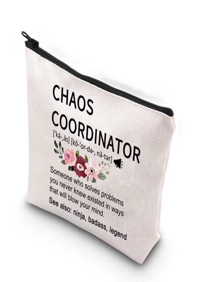 حقيبة مكياج بسحاب بتصميم مضحك من WCGXKO Chaos Coordinator (Chaos CoordinatorD) - Image 1