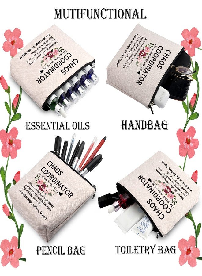 حقيبة مكياج بسحاب بتصميم مضحك من WCGXKO Chaos Coordinator (Chaos CoordinatorD) - Image 4