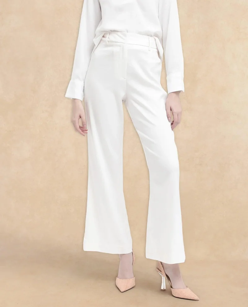 Rareism Women's Cotton Fabric Trouser