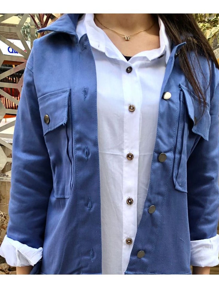 Petrulem Basic Women Jacket With Pockets