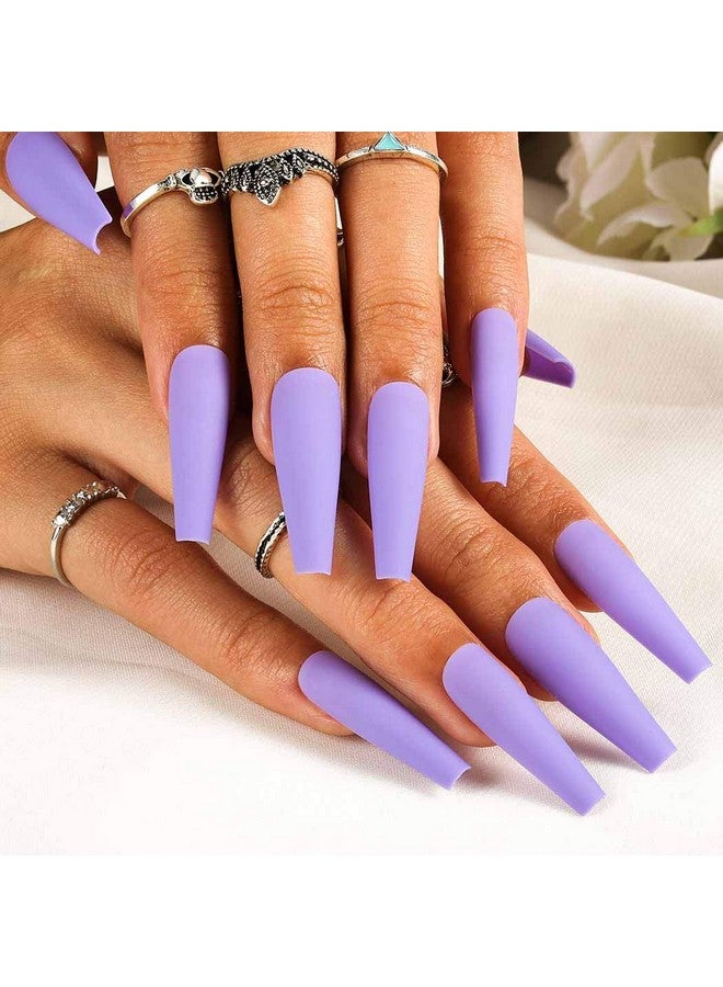 Addfavor 200Pcs Coffin Press On Nails Long Full Cover Acrylic Fake Nails Ballerina False Nail Tips With Chunky Glitter And Sticker Decals For Women Teen Girls Fingernail Design Manicure - Image 4