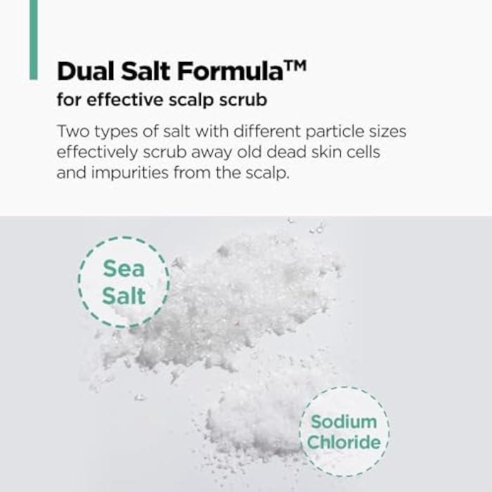 AMOS PROFESSIONAL Green Tea Active Sea Salt Scaling Shampoo l Scalp Scrub, Deep Cleansing for Itchy, Oily Scalp, Sulfate Free, 5.0 fl. oz. - Image 5