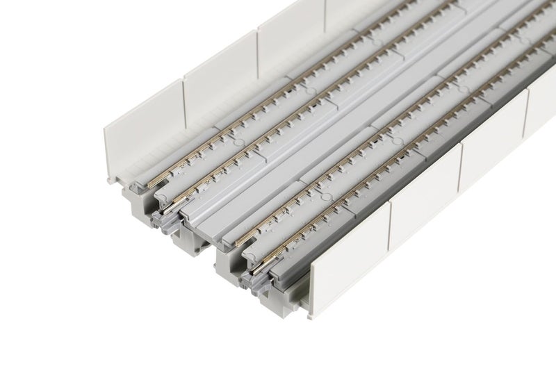 Kato USA Inc. N 248mm 9-3/4 Straight Dbl Viaduct Concrete 2 KAT20401 N Track - Image 3