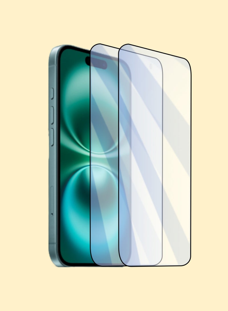 iPhone 16 Plus Screen Protector 6.7 inch - HD Clear Film, Ultimate Display Protection, Crystal Clear Clarity, Easy Installation, Premium Quality, 2 Pack - Image 1