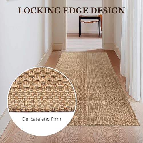 MatEssenz Kitchen Mats for Floor, Kitchen Rugs, Machine Washable Mats 20"x30"+20"x48" Boho Style, Anti-Skid TPR Backing for Kitchen, Non-Slip, Durable, Easy Clean, Everyday Use - Image 3