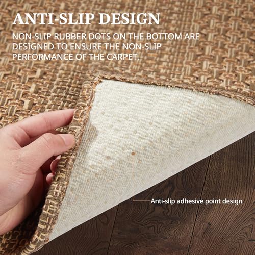 MatEssenz Kitchen Mats for Floor, Kitchen Rugs, Machine Washable Mats 20"x30"+20"x48" Boho Style, Anti-Skid TPR Backing for Kitchen, Non-Slip, Durable, Easy Clean, Everyday Use - Image 4