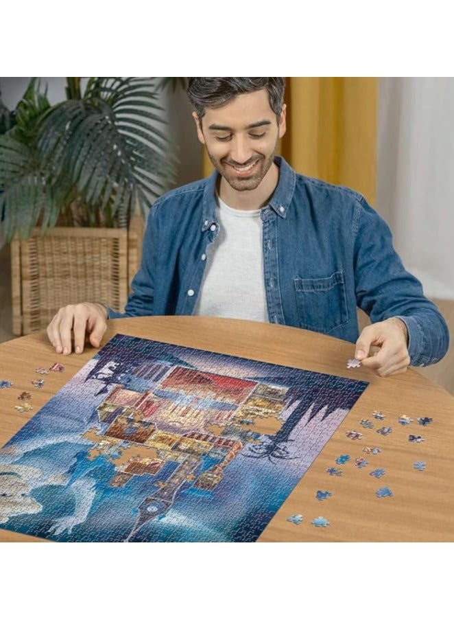 Ravensburger بازل رافنسبورجر مجموعة قلاع ديزني سندريلا 1000 قطعة - منظر داخلي غني لقلعة ملكية مستوحاة من ياسمين، 70×50 سم فن مكتمل، ملاءمة ناعمة متميزة | 12000259-8 - Image 2