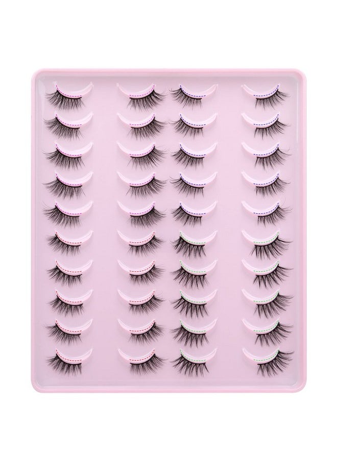 Half Lashes Natural Look Fluffy False Eyelashes Wispy 4 Styles Cat Eye Lashes 3D Natural Volume Accent Lashes 20 Pairs Pack By Yawamica - pzsku/ZABDBFA4386E62BFD9AEEZ/45/_/1707975322/b8eb4b85-4a9a-41a2-b4c4-6837d6f9d093