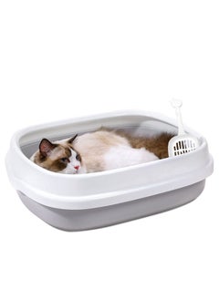 Cat Litter Box With Scoop, Extra Large Litter Box With Size 46x38x13cm - pzsku/ZABDC2128B6631AE133ABZ/45/_/1702107224/fbffc3c7-cf99-4da6-82fd-b399f190f00e