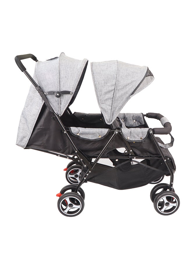 FUN MOMENT - Foldable Two Seat Stroller - Image 1